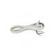 COMMEL Prikljucni kabl 16 A H05VV-F 3G2,5, bela - C0610M