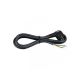 COMMEL Priključni kabl 16A 250V 3500W, crni, 2m H05VV-F 3G1,5 C0515 - 125108