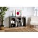 HANAH HOME Komoda Liva, antracit - 125GLN1222