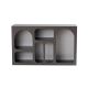 HANAH HOME Komoda Liva, antracit - 125GLN1222