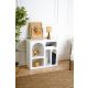 HANAH HOME Konzolni sto Lesa, bela - 125GLN1224