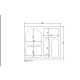 HANAH HOME Konzolni sto Lesa, bela - 125GLN1224