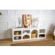 HANAH HOME Komoda Lorin, bela - 125GLN1225