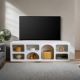 HANAH HOME Komoda Lorin, bela - 125GLN1225