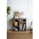 HANAH HOME Konzolni sto Lesa, antracit - 125GLN1227