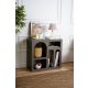 HANAH HOME Konzolni sto Lesa, antracit - 125GLN1227