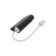 HAMA USB 2.0 HUB 1:4, 480 Mbit/S, Crni, 200119 - 127001
