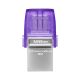 KINGSTON 128GB DataTraveler MicroDuo 3C USB 3.2 flash DTDUO3CG3/128GB - EP3263918