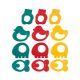 CANPOL BABIES GLODALICA (elephant, bear, duck, fish) 13/109 - EP2739496