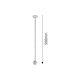 Rabalux Visilica Fix E27 1x MAX 60W hrom (1338) - 1338-1