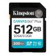 Micro SD Card 512GB Kingston SDG4/512GB class 10 200Mbs/160Mbs - EP2710056