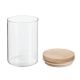 FIVE Tegla s poklopcem 0.6L Hermet, staklo/drvo - 135026-1