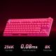Gaming tastatura MCHOSE Mix 87 Hall Effect Magnetic Switch rose red - MC-Mix87-5