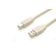 XWAVE Kabl USB2.0 Tip A na Tip B 3M,polibag, bela - 021050