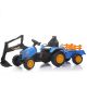 PREMIUM STIL Traktor sa prikolicom i pokretnom kašikom Plavi - EP3084147