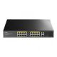CUDY FS1018PS1 16-Port 10/100M PoE+ Switch with 1 Combo SFP Port - 137177
