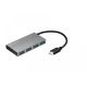 Sandberg USB HUB 4 port Pocket USB C - USB 3.0 136-20 - 138627