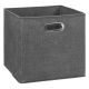FIVE Kutija za odlaganje 31x31x31 cm karton/pp/metal siva - 138885D-1