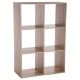 FIVE Stalak sa 6 polica 100,8 x 32 x 134 cm drvo braon - 138909