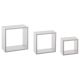 FIVE Zidna polica kocka 3 kom 15x9x15 - 138956B
