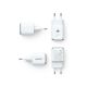 Nano 45W putni zidni punjač sa ekranom, USB-C port, beli - EP3262853