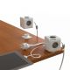 ALLOCACOC DESIGNNEST PowerCube Extender produžni kabl sa 4 utičnice 1402RD/DEEUPC, crveni - 1402RD-DEEUPC