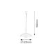 Rabalux Visilica Cupola range E27 1x MAX 60W sivo (1408) - 1408-1-1