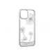 DEVIA Futrola Hard Case Crystal Flora za iPhone 13, srebrna - 141483