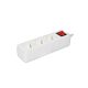 PROSTO Razvodnik sa 3 mesta 5m 1.5mm2 + prekidač NV3K-5/WH-P/1,5 - 141768-1