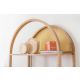 HANAH HOME Polica za knjige Nala 75, braon - EP3056526