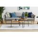 HANAH HOME Set klub stolova Ronda, braon/crna - 141HWR1134