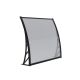 Nadstrešnica 150x100cm Crna Baza Providan Leksan 6mm - 1446-1-1