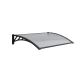 Nadstrešnica 150x100cm Crna Baza Providan Leksan 6mm - 1446-1-1