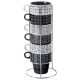 SECRET DE GOURMET Set šolja na stalku 260ml Rack Ethnik - 145445