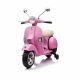 Dečiji motor na akumulator Vespa A003, roze - 11-003-1