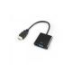 WHITE SHARK Adapter Konvertor, HDMI (M) - VGA (F) - 146900