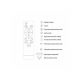BBLINK LED lafonjera yl-rm-008-48w 3000k/4000k/6000k dimobilna - 148056