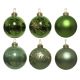 Novogodišnje kugle, Green mix, set 1/6 - 149905-1