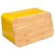 FIVE Kutija za hleb i daska za sečenje 37x22,5x23,5cm metal/drvo žuta - 151193C