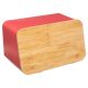 FIVE Kutija za hleb i daska za sečenje 37x22,5x23,5cm metal/drvo crvena - 151193E
