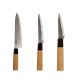 FIVE Daska sa 3 noža 35x25x4cm, bambus - 151484-1