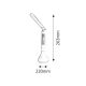 Rabalux Stona lampa Justin LED 4W bela (1515) - 1515-1-1