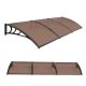SUPERGARDEN Nadstrešnica 300x100cm Crna Bronza 5mm Leksan - 1529-1-1
