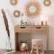 ATMOSPHERA Stona lampa Pojo 32x18x18cm bela - 155360