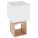 ATMOSPHERA Stona lampa Pojo 32x18x18cm bela - 155360