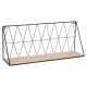 ATMOSPHERA Zidna polica 47.9x12.5x20cm metal/medijapan crna - 157199-1