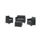 CURVER Baštenska garnitura Elodie 2 seater grafit CU 253948 - 157241