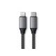SATECHI USB-C na Lightning, 0.25m, siva - 158419