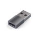 SATECHI Adapter aluminum Type-A to Type-C, siva - 158603