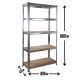 SuperHome 180x90x40cm 175Kg Metalna Montažna Polica - 1597
